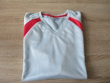 Damen Sport Shirt von SHAMP    Gr. L    Farbe hellblau mit rot