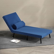 HOMCOM Klappbett Schlafsessel Gästebett Schlafsofa Faltmatratze Bett