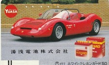 Sportwagen/Rennwagen/Rennsport/Fiat Abarth/Auto/Car/Balken -  TK Japan gebr. 14