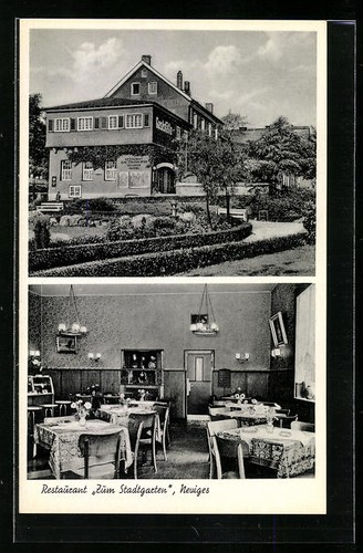 Neviges restaurant zum - ak, neviges,