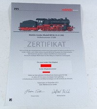 Märklin 37589 ZERTIFIKAT für