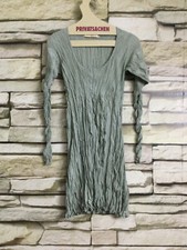 cocon.commerz PRIVATSACHEN  ROHSTOFF Kleid aus Crash WÄSCHESEIDE in grau Größe 1