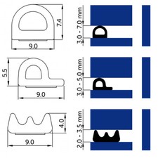 Türdichtung selbstklebend EPD Dichtungsprofil