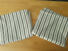 IKEA Alvine Smal Gardinen Vorhänge Schwarz & Weiß Gestreift  145 x 256 cm