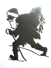 Original Scherenschnitt. "