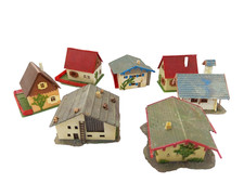 7 Fertighäuser kleines Dorf Spur N Häuser  guter Zustand