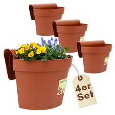 4x Geländertopf Balkon