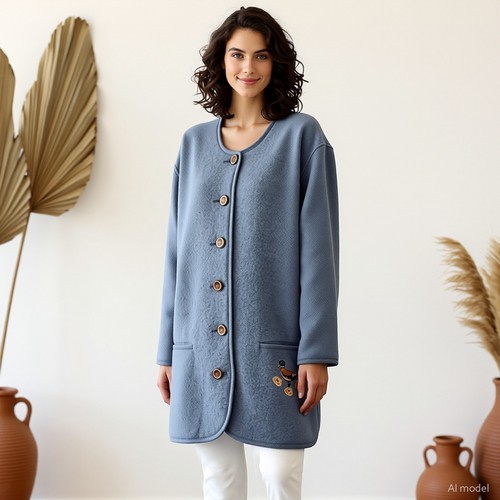 Vintage country jacke blau - vintage,
