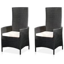 Rattanstuhl 2er Set Rattan