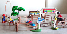 Springplatz Pferde Reiten Playmobil 4185 mit Aufbauanleitung