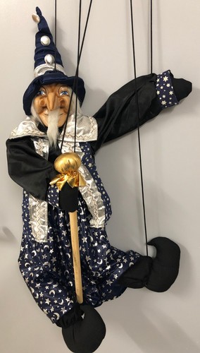 Sehr schöne marionette hexe - sehr,