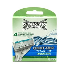 Wilkinson Sword Quattro Titanium Sensitive Rasierklingen 4-8-12-16-20-24-32-40