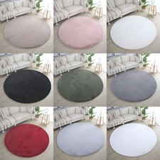 Shaggy Rund Teppich Wohnzimmer