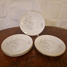 Rosenthal Form 2000 „Gräser“ 6 Speiseteller Ø 24,8cm Porzellan