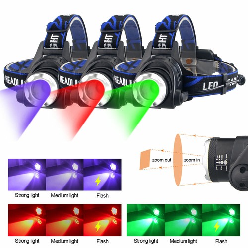 Zoom grün rotlicht - uv, led