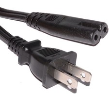 Netzkabel - US 2 Pin Stecker