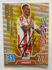 Sebastian Polter Hattrick-Held 1. FC Union Match Attax 2017/ 2018 Original sign
