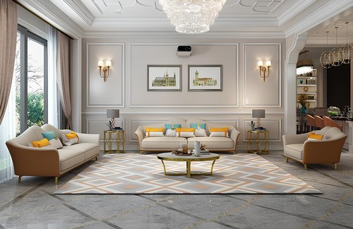 Luxuriöse wohnzimmer garnitur - luxuriöse,