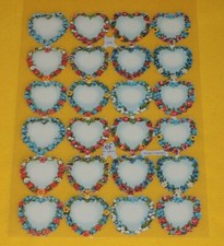 1x Poesiebilder Oblaten Blumen