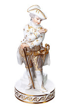 Meissen Figur Kavalier mit Uhr