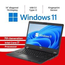 Fujitsu U747 Intel i7 Windows 11 Notebook Konfigurierbar bis 32 GB DDR4 2 TB SSD