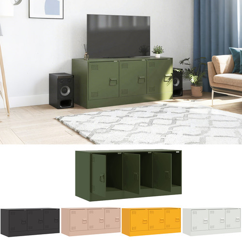 Metall schrank mit - tv, 3