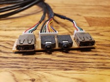 PC Gehäuse Tower Frontanschlüsse USB Audio Mic Mikrofon Kopfhörer Kabel