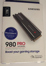 Samsung SSD 980 PRO 1TB M.2 NVMe mit Kühlkörper (OVP)