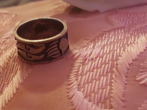 Breiter navajo indiander ring - ,
