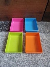 4er Servierschalen Set 12,5 cm X 8,5 cm X 3,5 cm