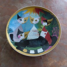 Porzellan Wandteller -Katzen -Die Katzen der R.Wachtmeister