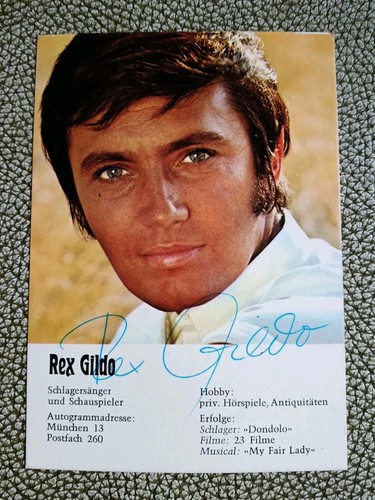 Rex gildo autogramm - rex,