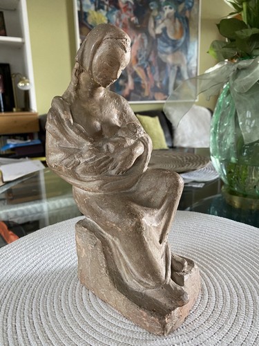 Mutter mit kind keramikfigur - mit,
