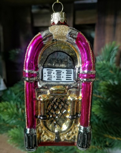 Jukebox glas retro - jukebox, baumschmuck