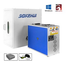 Raycus Fiber Lasermarkierer Marking Machine 50W 200x200mm Graviermaschine DE