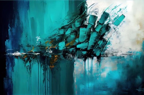 Wandbild abstrakte moderne - wandbild:,