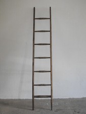 alte Leiter Holzleiter Anlegleiter Blumenampel Landhaus shabby Garten Deko