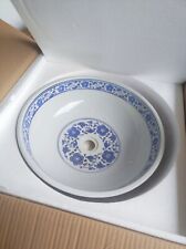 Dune Ceramica Bowl Blue 187110  Waschbecken  Ø 42 x 42 x 15 cm