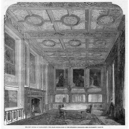 Houses parliament esszimmer - of,