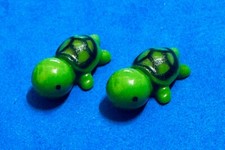 2 Schildkröten Schildkröte Mini Fee Garten Landschaft Miniatur Figuren Harz Deco