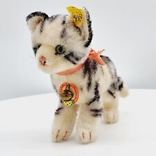 Steiff 1317,00 Katze Tabby 17 cm 1959 - 1967 größte Ausführung mit Brustschild