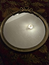 Spiegel mit Schleife Rund