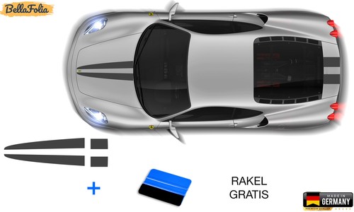 Streifen aufkleber scuderia - streifen, "scuderia"