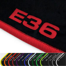 Velours Fußmatten schwarz