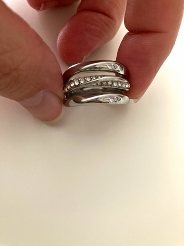 Fossil damen edelstahl - fossil, ring
