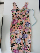 Kleid Asos Gr 38 M Pfirsi Angesagt Abendkleid Cocktailkleid Hochzeit Etui Neu 