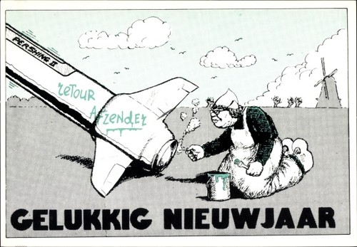 Glückwunsch neujahr - ak,