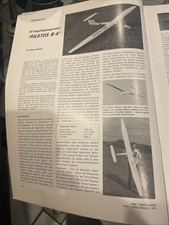 Bauplan für Segelflugzeug