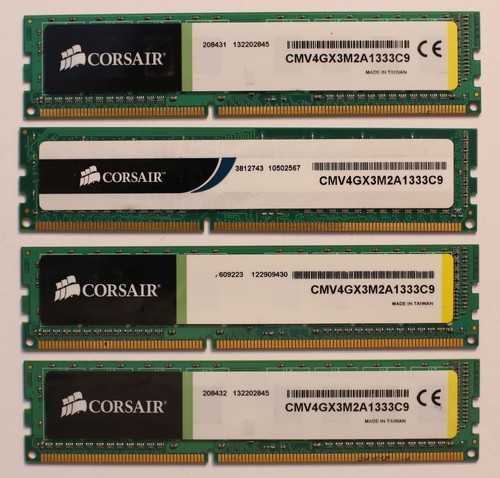 Corsair ddr 3 1333 mhz - 4x,