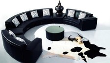 Rundsofa mit USB Couch Große